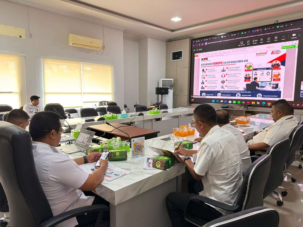 Inspektorat Daerah Kabupaten Seruyan Laksanakan Diseminasi MCSP RBS Tahun 2026 pada Tujuh Area Intervensi